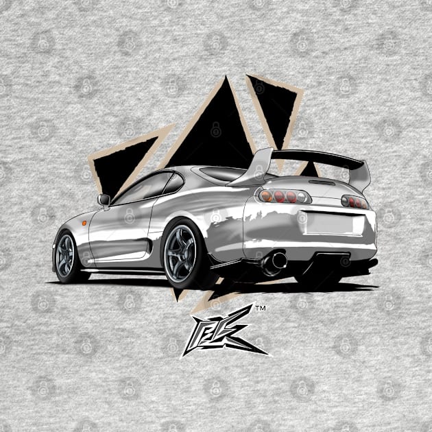 toyota supra a80 white by naquash